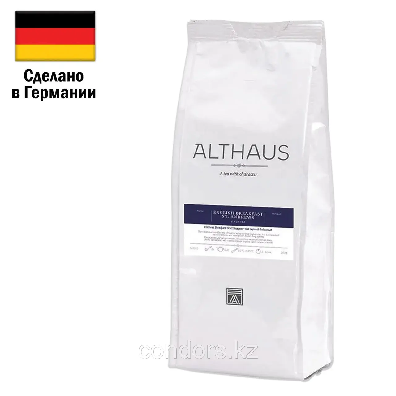 Чай листовой ALTHAUS "English Breakfast St. Andrews" черный, 250 г, ГЕРМАНИЯ, TALTHL-L00077 Код: TALTHL-L00077