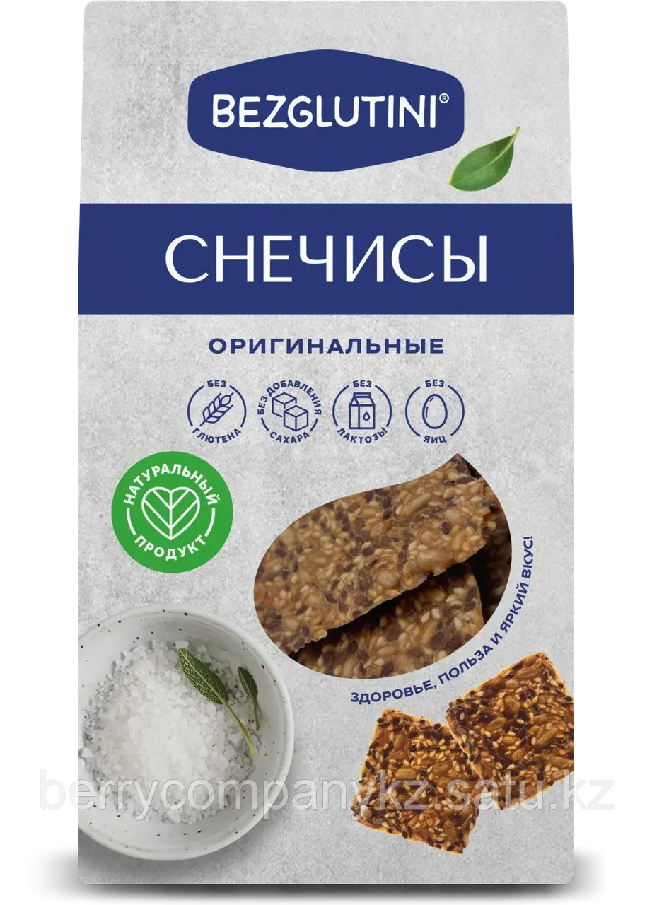 СНЕЧИСЫ ОРИГИНАЛЬНЫЕ "BEZGLUTINI" 70 ГР.