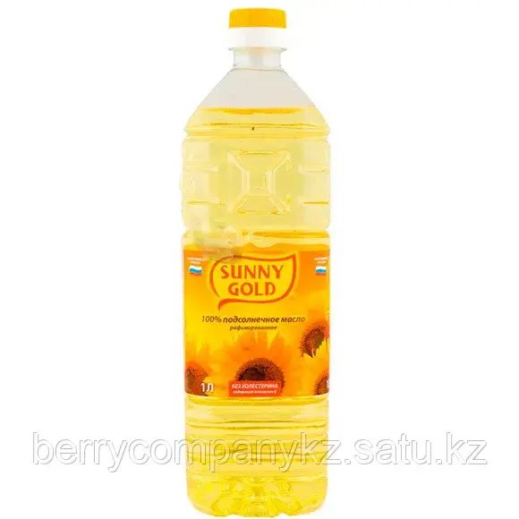 Масло подсолнечное рафинированное Sunny Gold 1 л