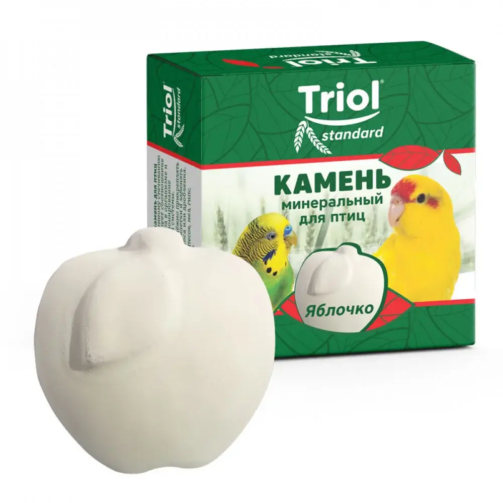 Минеральный камень для птиц "Яблочко" Triol, 30 г