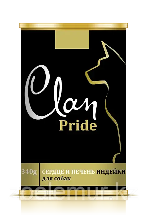 Clan Pride консервы для собак (сердце и печень индейки) 340 гр.