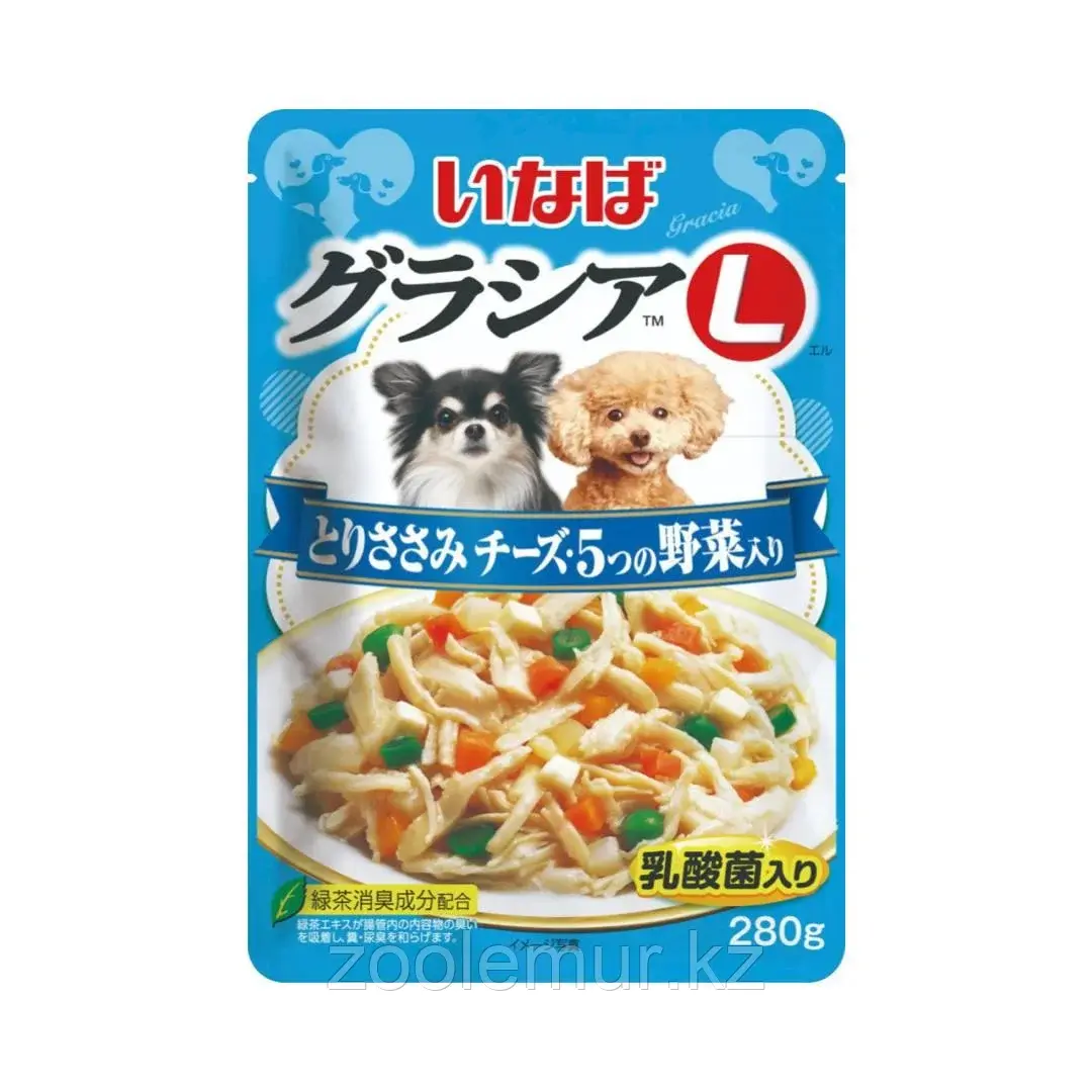 INABA Gracia L Куриное филе с сыром и овощами 280 г