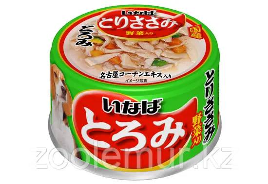 Консервы INABA TOROMI Куриное филе c овощами (80 г)