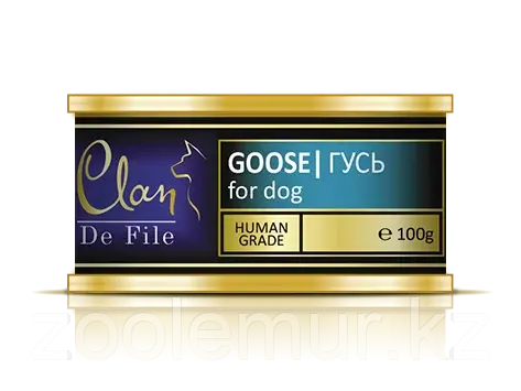 Clan De File консервы для собак (с гусем) 100 гр.