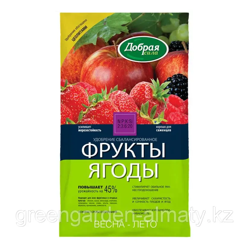 Добрая Сила Удобрение минеральное Фрукты-Ягоды, 0,9 кг