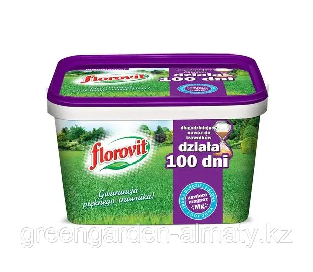 FLOROVIT Удобрение минеральное пролонгированное для Газонов 100 дней, 4кг
