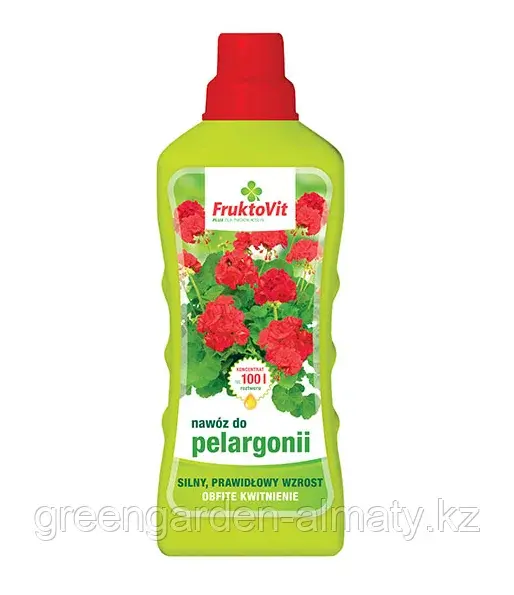 FLOROVIT жидкое минеральное удобрение FruktoVit PLUS для Пеларгоний, Петуний, 1,1л