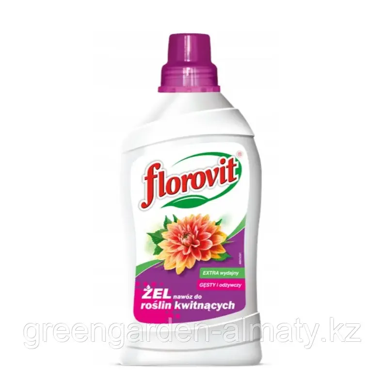 FLOROVIT Жидкое гель-удобрение для Цветущих растений, 1л