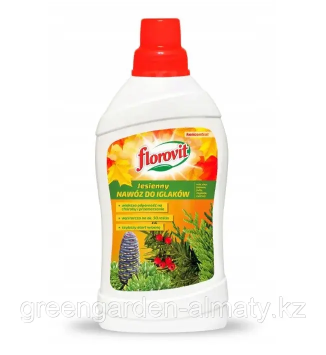 FLOROVIT Жидкое удобрение для хвойных (осень), 1л