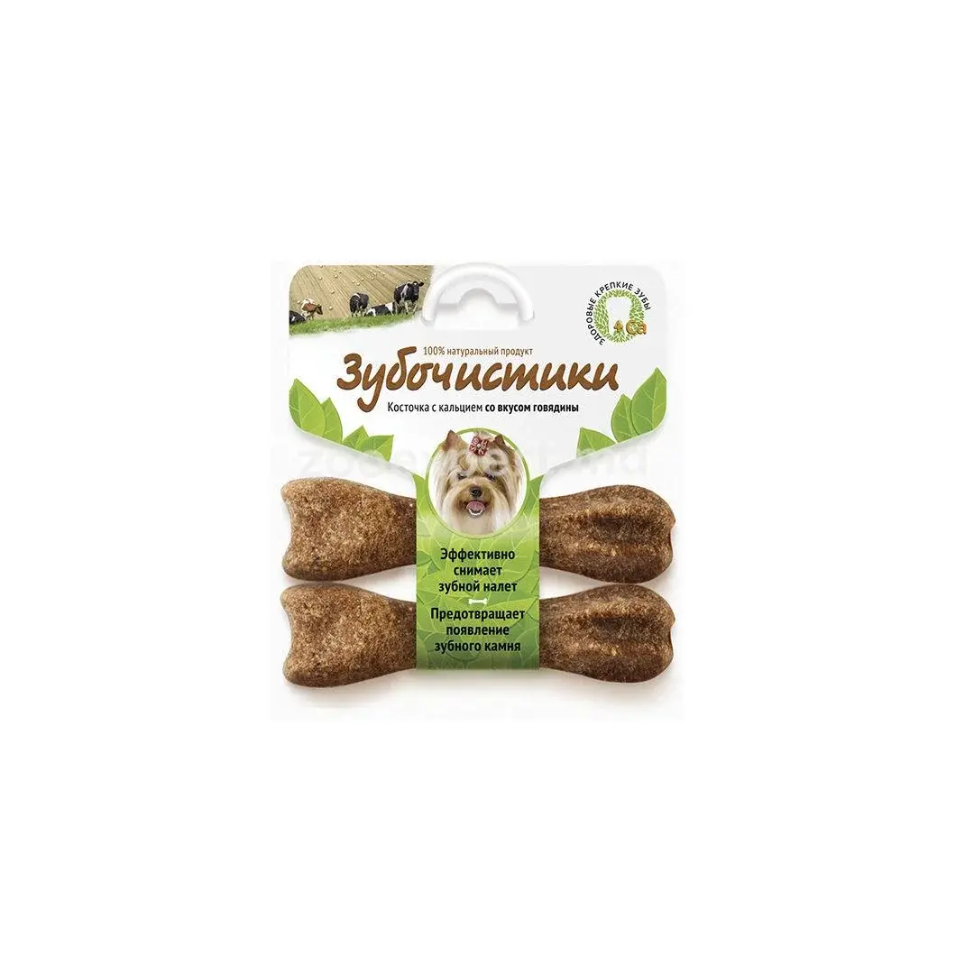 Зубочистки для собак мелких пород со вкусом говядины, 36 г