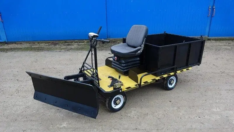 ГРУЗОВАЯ ЭЛЕКТРОТЕЛЕЖКА- УБОРЩИК БЛ-1750 (грузоподъемность 450кг)