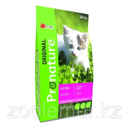 Pronature Original NEW сухой корм для котят на основе мяса курицы 340 гр