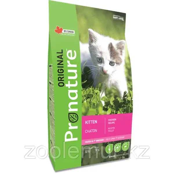 Pronature Original NEW сухой корм для котят на основе мяса курицы 2,27 кг
