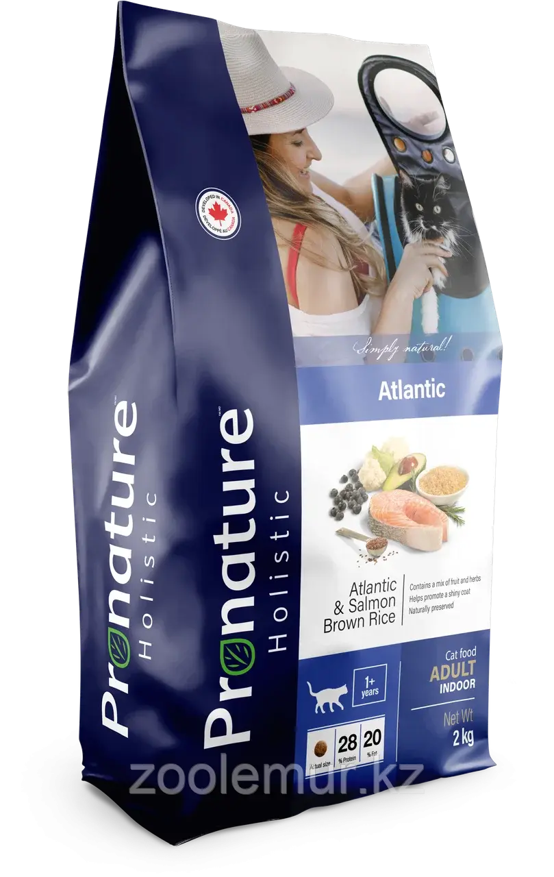 Pronature Holistic Atlantic для кошек АТЛАНТИЧЕСКИЙ ЛОСОСЬ с коричневым рисом 2