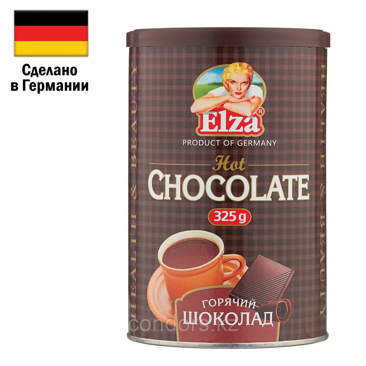 Горячий шоколад ELZA "Hot Chocolate", банка 325 г, ГЕРМАНИЯ, EL32508027 Код: EL32508027