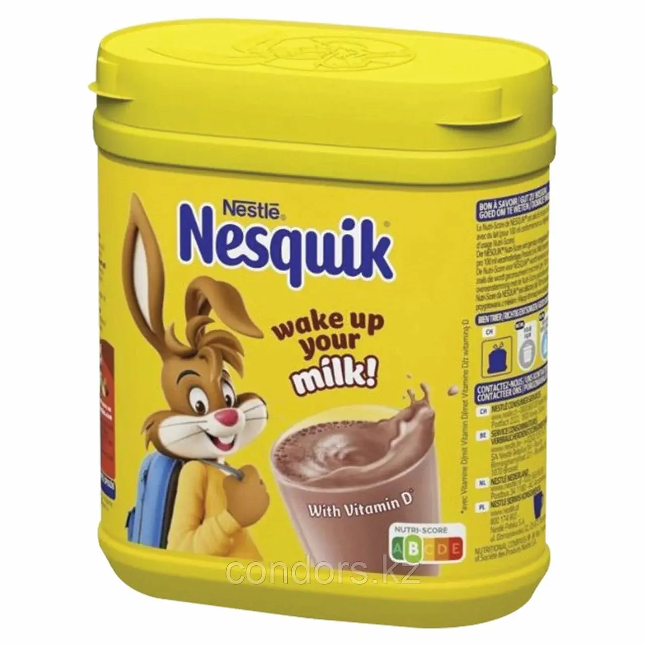 Какао-напиток быстрорастворимый NESQUIK, пластиковая банка, 1 кг, ФРАНЦИЯ, 0002_17916 Код: 0002_17916