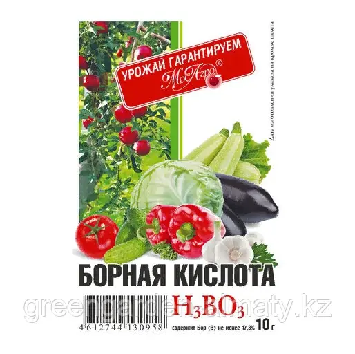 Огнебиозащитное средство Борная кислота МосАгро, 10г