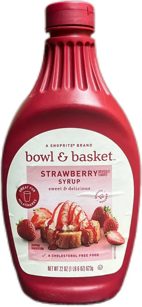 Сироп BOWL & BASKET клубника 623г. Код: 706