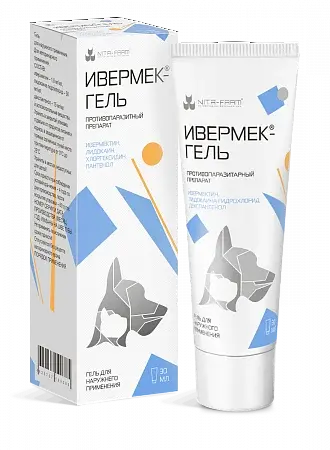 Ивермек-гель 30 мл (туба)