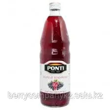 Уксус винный красный Ponti 1л