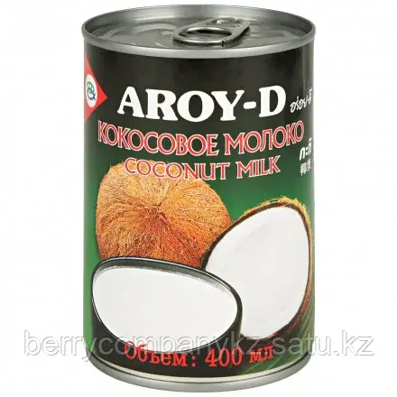 Кокосовое молоко 60 % Aroy D 400 мл