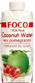 Кокосовая вода с гранатом FOCO 330 мл