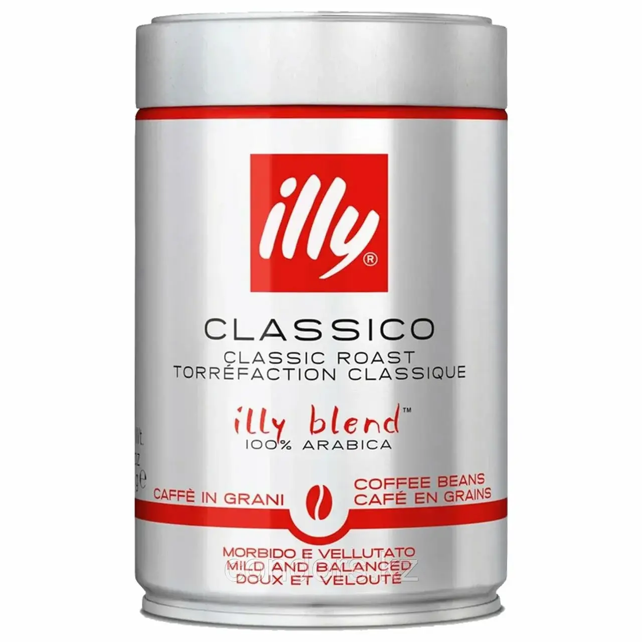 Кофе в зернах ILLY "Intenso" ИТАЛИЯ, 250 г, в жестяной банке, арабика 100%, ИТАЛИЯ, 1819 Код: 1819