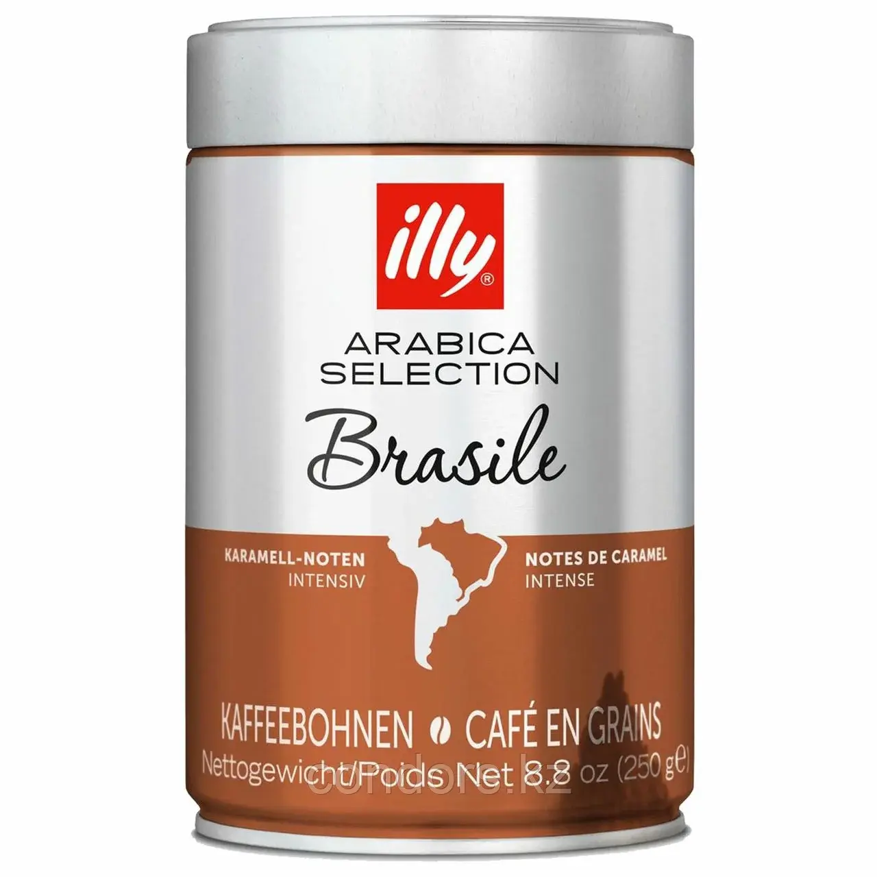 Кофе в зернах ILLY "Brasil" ИТАЛИЯ, 250 г, в жестяной банке, арабика 100%, ИТАЛИЯ, 7006 Код: 7006
