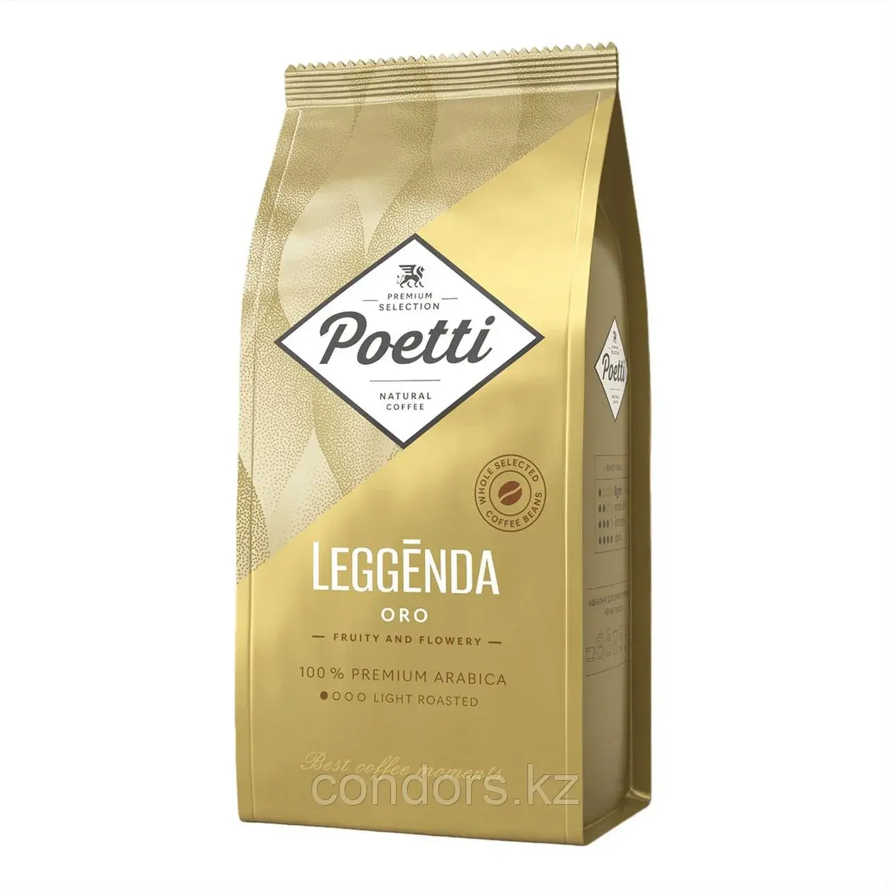 Кофе в зернах POETTI "Leggenda Oro" 1 кг, арабика 100%, 18003 Код: 1800320 140