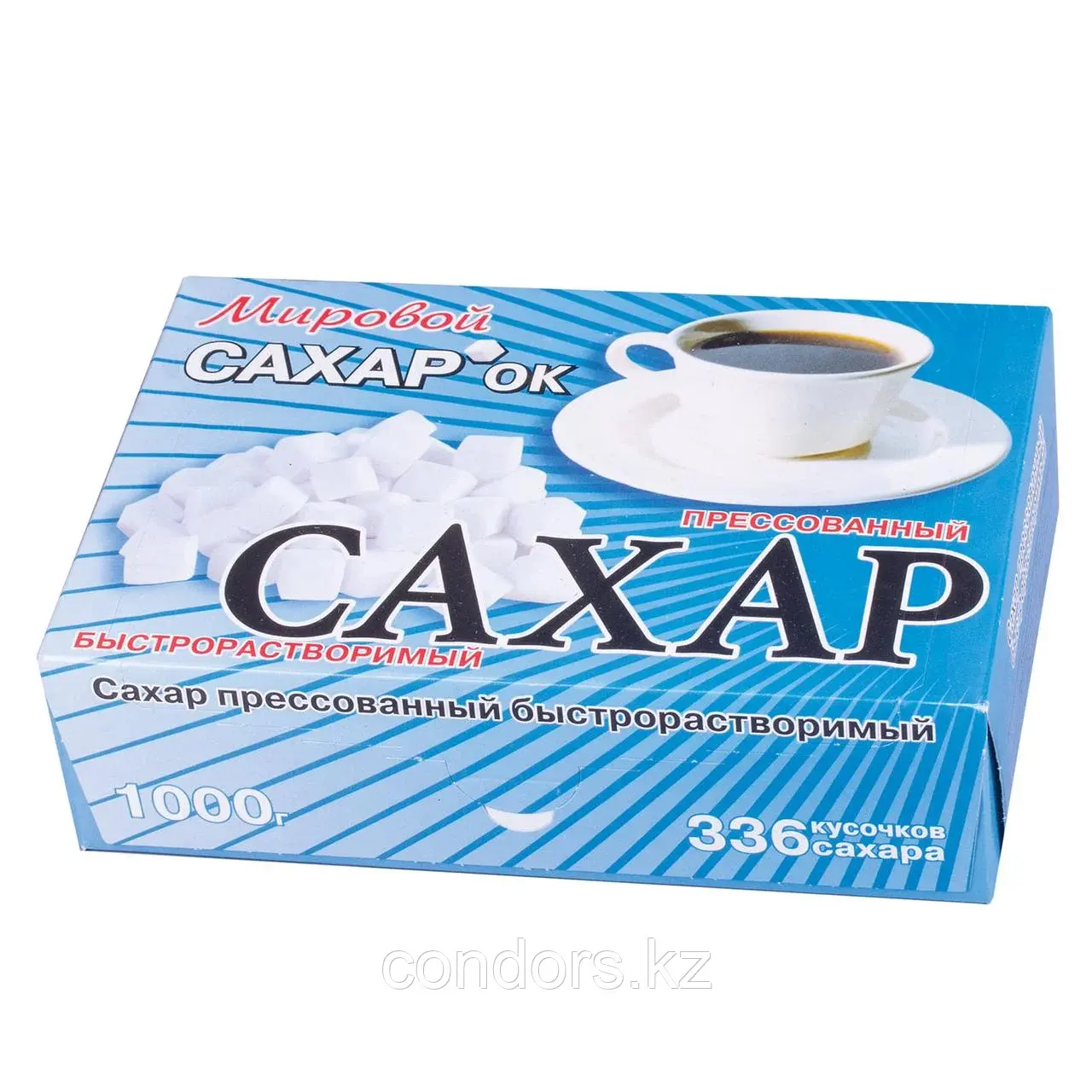 Сахар-рафинад 1 кг (336 кусочков, размер 12х14х15 мм), 500286 Код: 500286