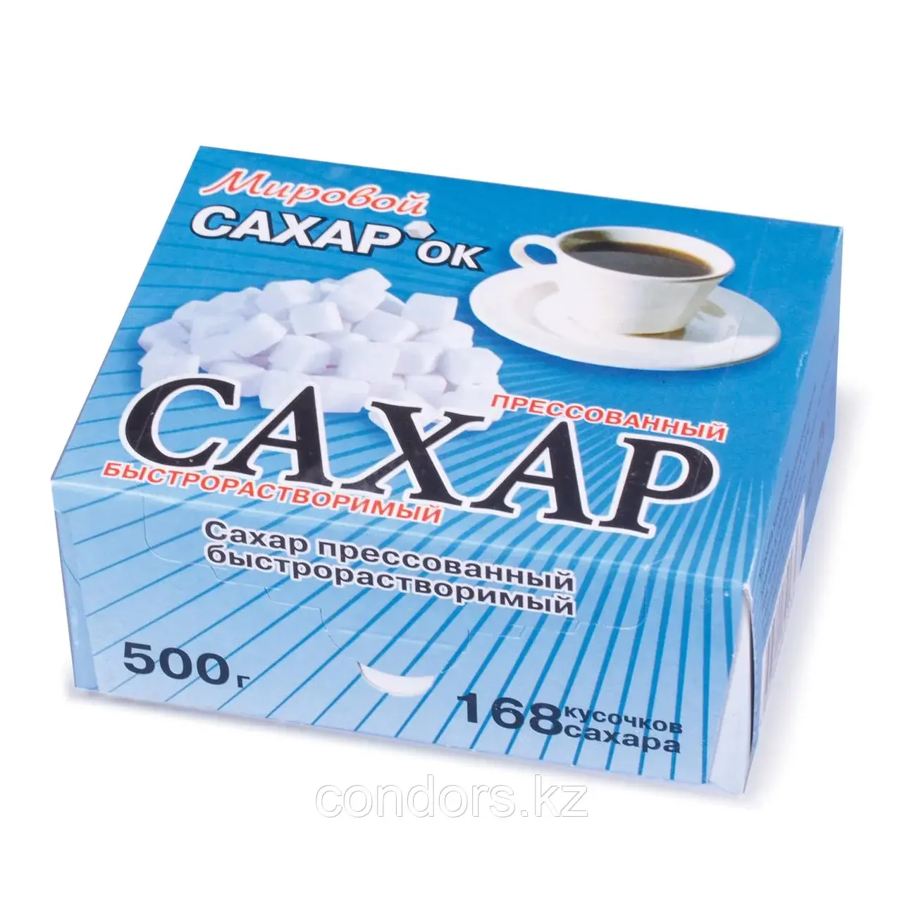 Сахар-рафинад 0,5 кг (168 кусочков, размер 12х14х15 мм), 500347 Код: 500347