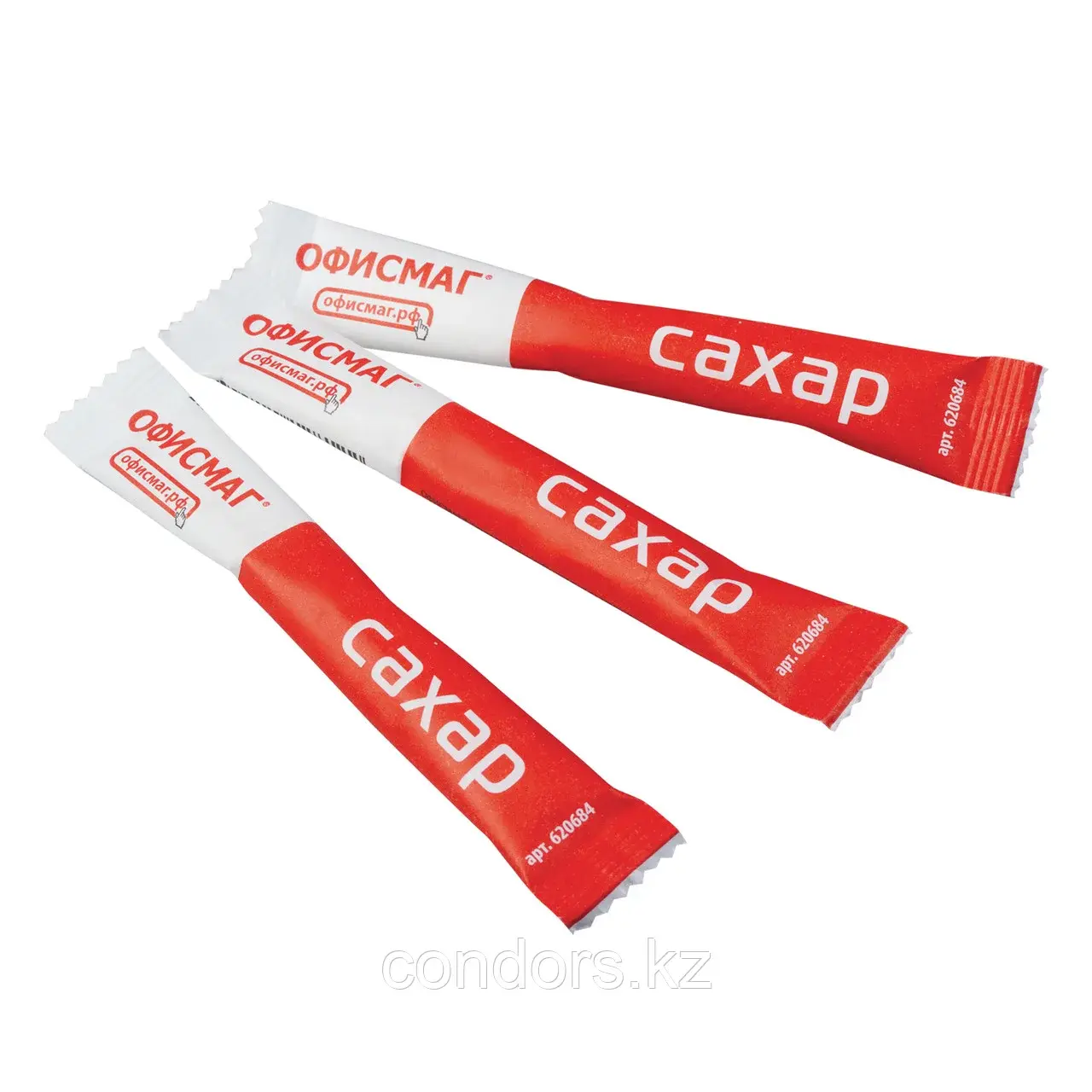 Сахар порционный ОФИСМАГ в стиках по 5 г, 200 штук, 620684 Код: 620684