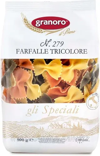 Макаронные изделия FARFALLE tricolore # 279 "Granoro