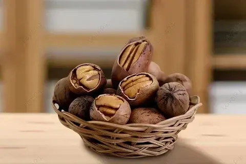Пекан 5А неочищенный шоколадный Код: 30