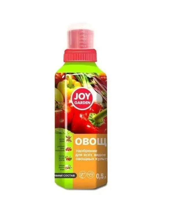 JOY Удобрение GARDEN для овощей 0,5 л