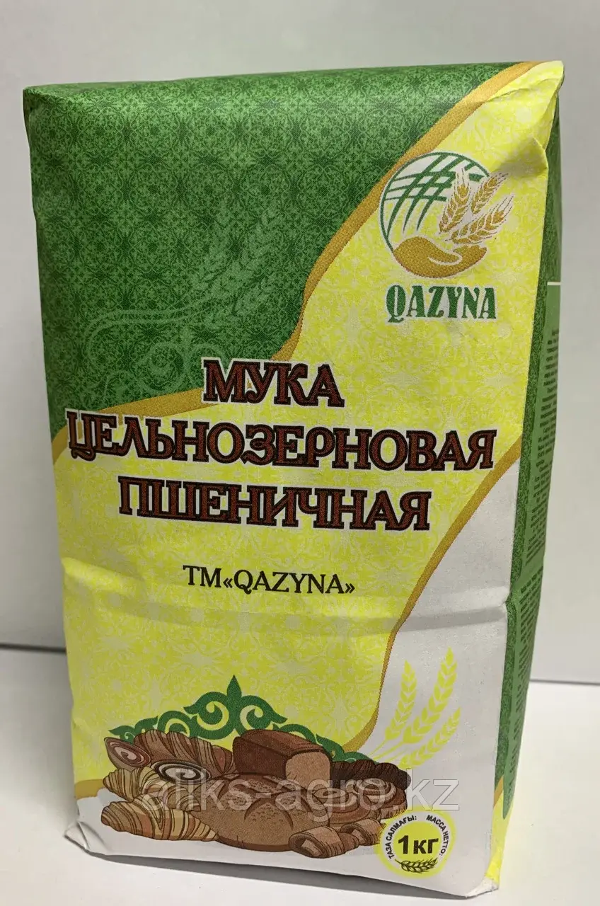 Мука цельнозерновая пшеничная 2000 гр