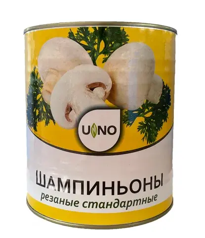 Шампиньоны резаные стандартные UmNO 3100мл