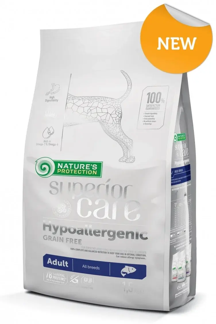 Корм для собак Nature's Protection Superior Care White Dogs, 1,5 кг