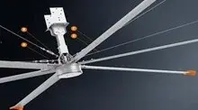 Горизонтальный вентиляторы с двигателем на постоянных магнитах Код: HVLS