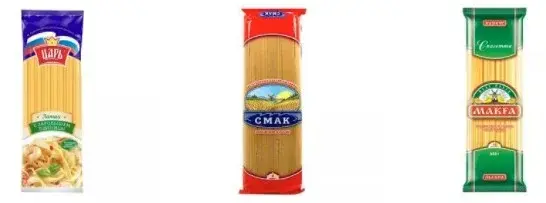 Упаковка для макарон
