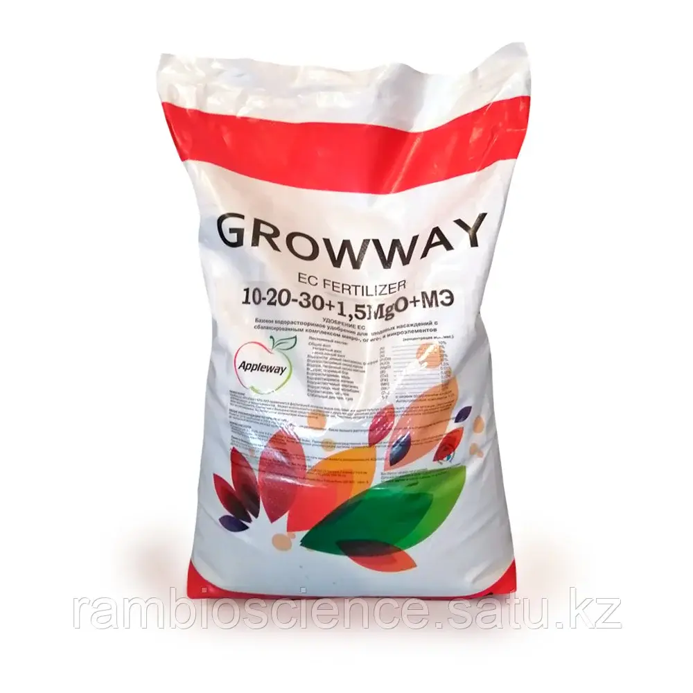Водорастворимое Удобрение growway 10-20-30 antistress