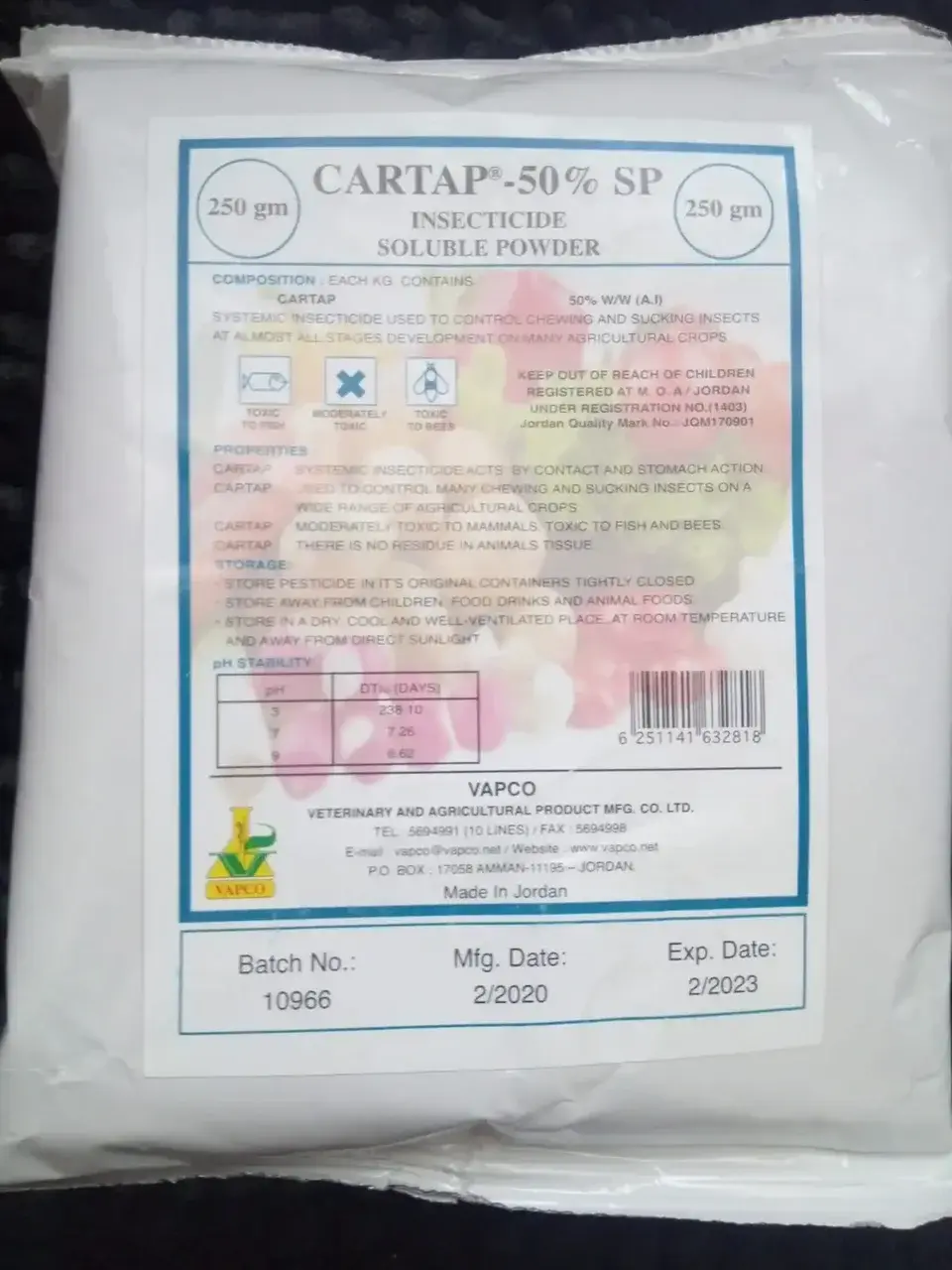 Инсектицид Картап-50% SP