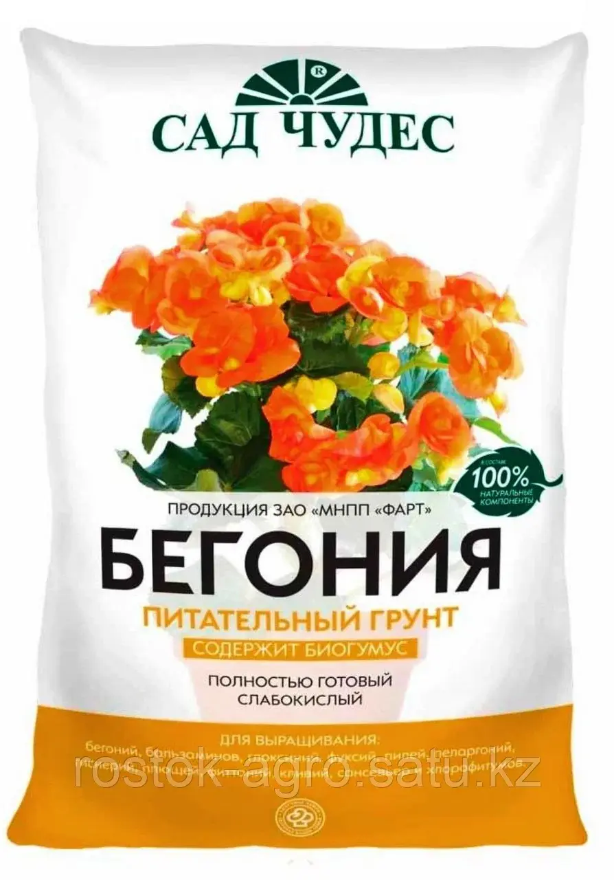 БЕГОНИЯ Торфогрунт 2,5л
