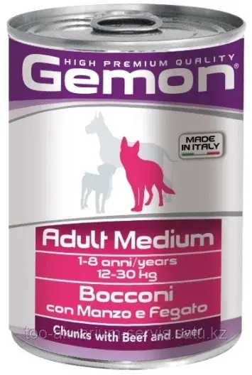 Корм для собак Gemon Adult Medium Boccconi Код: 87859