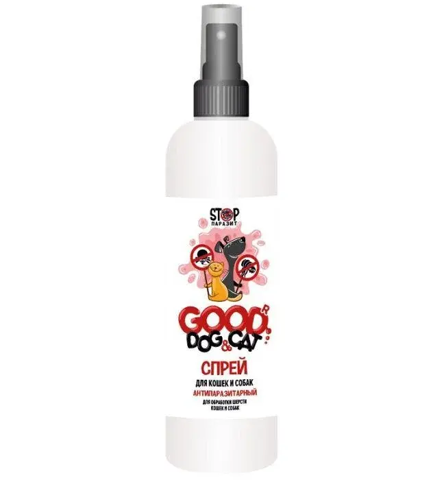 Спрей Good Cat&Dog антипаразитарный для обрабработки шерсти 150мл 3903