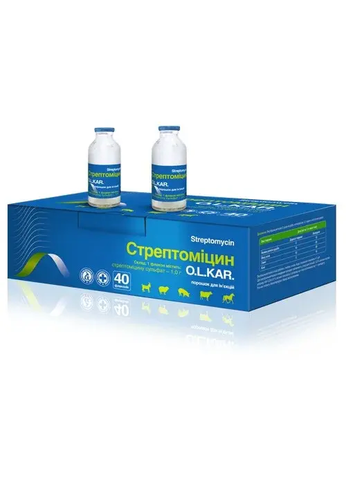 Стрептомицин сульфат 1г OLKAR