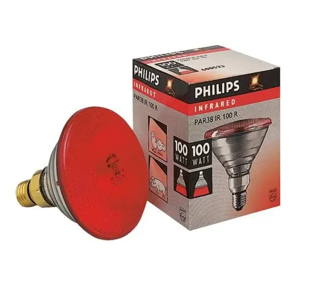 Лампочка для теплоизлучающих приборов Philips 175 Вт красная Код: 22303