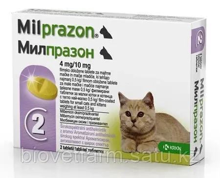Милпразон таб д/котят и кош до 2кг