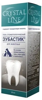 CRISTAL LINE.Зубастик.Гель стоматол для жив, 30 мл