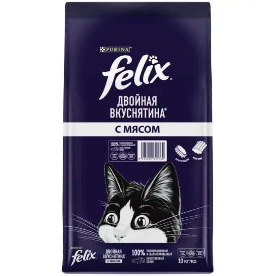 Felix (Феликс) Сухой корм для кошек с мясом (развес)